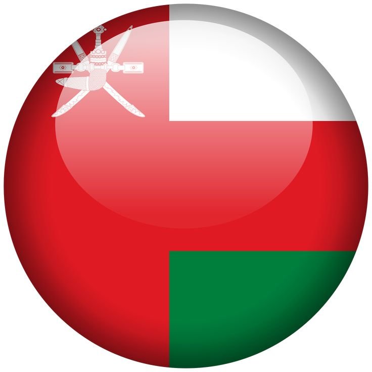 Oman Round Flag